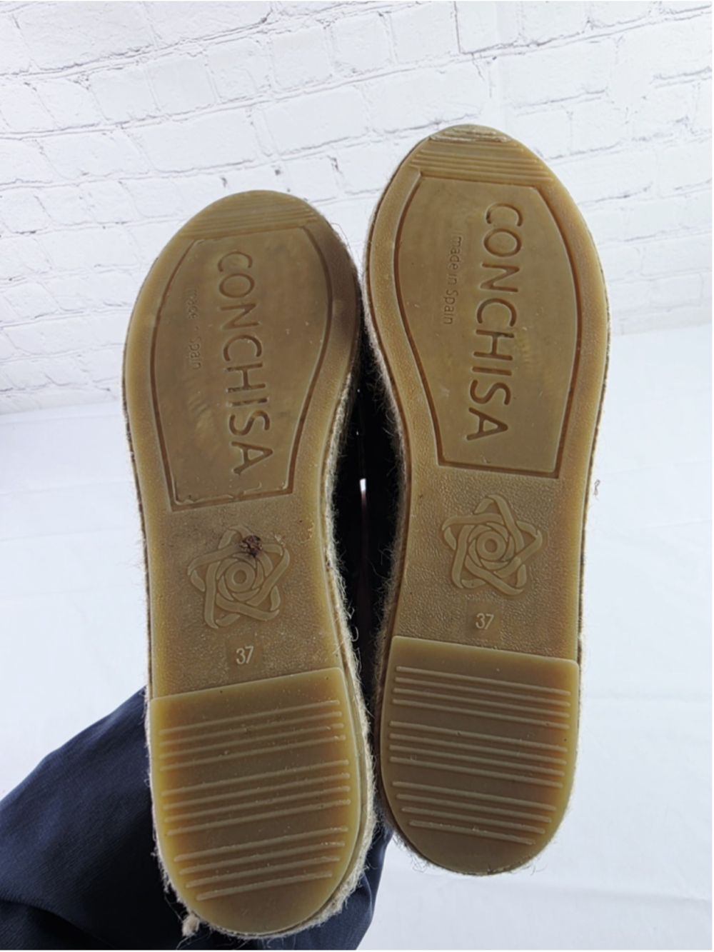 Conchisa Espadrilles Mules Camouflage/ Gold Hardware Size 37 6.5 - 7 - Picture 6 of 6